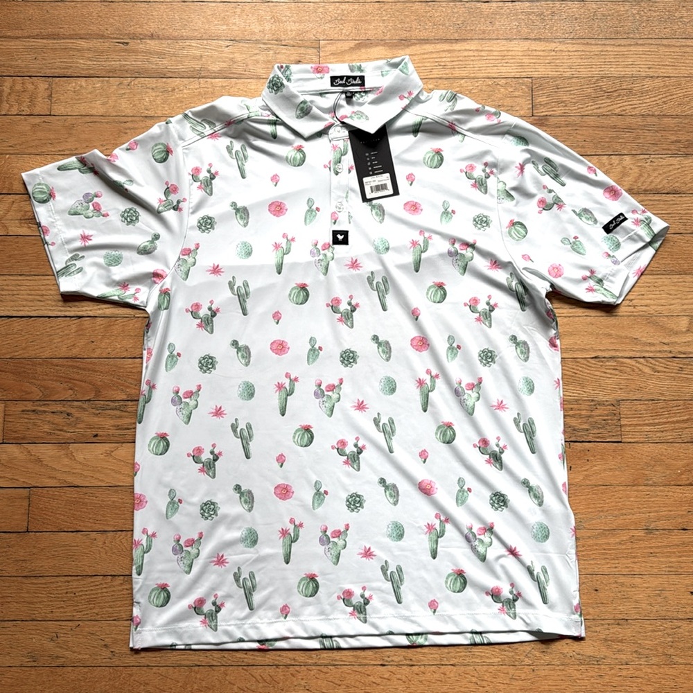 Desert Hazard XL NWT Core Performance Bad Birdie Golf Polo